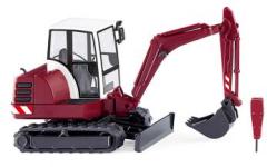 Wiking 065808 - H0 - Mini-Bagger HR 18 - purpurrot